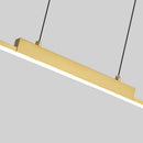 Gold Dimmable Modern Chandelier Light Fixture - Adjustable LED Pendant by Ljojo