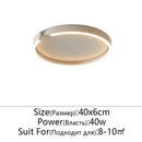 Modern LED Ring Ceiling Light for Dining Room Living Room by Ljojo |
Minimalist Home Lighting for Bedroom and Study Room