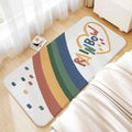 Ljojo Minimalist Bedroom Lamb Wool Floor Mat