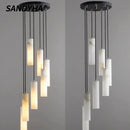 Nordic Marble LED Pendant Lights Modern Simple For Living Room Bedroom Decor by Ljojo