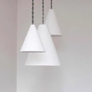 Nordic Wabi Sabi Plaster Pendant Light Minimalist Chandelier for Dining Room by Ljojo