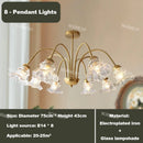 Ceiling Pendant Lamps Luxury Glass Grand Living Room Lamp Ljojo