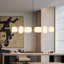 French Cream Style Pendant Light Glass Lamp for Living Room Terrace Tea Room by Ljojo