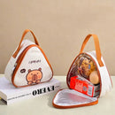 Ljojo Mini Capybara Thermal Lunch Bag: Portable, Insulated, Reusable Cooler