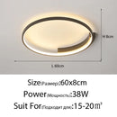 Modern Round LED Ceiling Light for Bedroom Living Room Dining Room by Ljojo