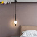 Ljojo Long Line Black/Gold Pendant Light for Bedroom and Living Room Wall Decor