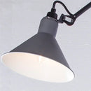 Ljojo Long Arm Rocker Wall Lamp Black Metal LED Light for Room Decoration