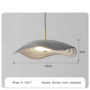 Ljojo Italy Valentina Resin Pendant Light: Modern Chandelier for Dining Room, Kitchen, Bedroom