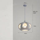 Wabi Sabi Resin LED Chandelier Minimalist Pendant Lamp - for Home Decor by Ljojo