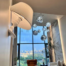 Ljojo LED Resin Fabric Wall Lamp for Porch Bedroom Living Room Hotel