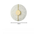 Alabaster Marble Wall Sconce Modern Gold for Bedroom Living Room Decoration by Ljojo