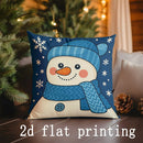 Christmas-themed Decorative Pillow Covers by Ljojo for Sofa, Bedroom & Car