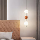 LED Pendant Light White Glass Ball Hanging Lamp 4000K for Dining Room Kitchen by Ljojo