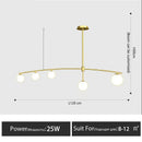 Ljojo Luxury Copper Pendant Light: Modern Magic Bean Style for Living Room