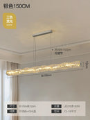 Ljojo Luxury Crystal Chandelier: Modern High-end Dining Table Light Fixture