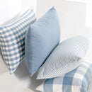 Ljojo Light Blue Plaid Pillow Cover 30x50cm/45x45cm - Home Decor Sofa Cushion