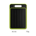 Ljojo 4-in-1 Black Double-sided Chopping Board with Knife - Kitchen Accessory