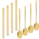 Ljojo Matte Stainless Steel Western Tableware Set - 8pcs