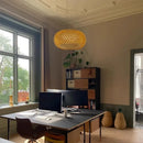 Ljojo Modern Acrylic LED Chandelier in Transparent Gold for Indoor Lighting
