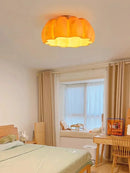Ljojo Japanese Wabi-sabi Style Pumpkin Led Pendant Lights for Dining Room and Bedroom