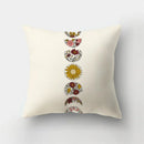 Deer Animal & Natural Leaves Cushion Cover by Ljojo - Home Decoration