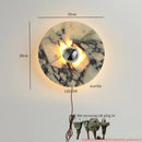 Ljojo Marble LED Wall Lights: Modern Minimalist Bedroom Kitchen Decor