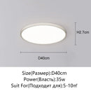 Ljojo LED Ceiling Light: Remote Dimming Modern Fixture for Home Decor