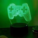 3D Game Controller Light - Birthday Gift for Children and Male Gamers - Night Light Game Decoration