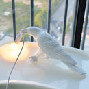 Ljojo Lucky Bird Resin Table Lamp - Creative Animal Decor Lighting