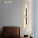 LED Nordic Long Wall Lamp Modern Living Room Bedroom Decorative Light by Ljojo