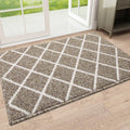 Ljojo Low-Profile Indoor Doormat Washable Absorbent Resist Dirt Non Slip Entryway Mats