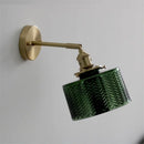 Green Glass Modern Wall Lamp Sconce with LED Light - Ljojo