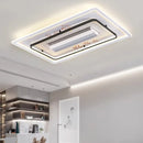 Modern LED Ceiling Fan Light with Remote Control for Living Room - Ljojo