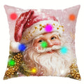 Christmas LED Pillowcase with Santa Claus & Snowman Designs for Ljojo Brand