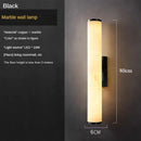 Copper Marble Wall Lamp, Luxury Stone Wall Light for Tv Background by Ljojo