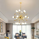 LED Pendant Light Modern Glass Gold Chandelier Luxury Bedroom Dining Room Lighting by Ljojo