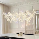 Ljojo Luxury Crystal Chandelier Pendant Light for Living Room and Dining Room Home Decor