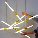 Industrial Style Office Chandelier Pendant Light LED Ceiling Lamp for Living Room Lobby Hotel Cashier Counter