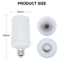 E27 LED Flame Light Bulb 4 Modes Party Fire Effect Simulation KTV Festival Garden Decor Light by Ljojo