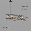 Nordic Designer Chandelier with Adjustable Lighting | Modern LED Living Room Floor Lamps by Ljojo