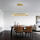 Modern LED Restaurant Chandelier Nordic Aluminum Pendant Light for Kitchen Living Room, Ljojo