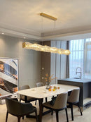 Ljojo Luxury Crystal Chandelier: Modern High-end Dining Table Light Fixture