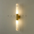 Ljojo Marble Copper Wall Lamp for Living Room TV Background Wall Decor