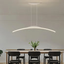 Ljojo Curved Arc Chandelier Modern Ceiling Pendant Lamp for Dining Room Kitchen Bar Bedroom