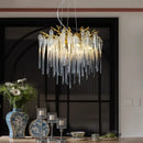 Ljojo Luxury Gold Crystal Chandelier - Modern Branch Design for Living Room, Dining Room & Bedroom