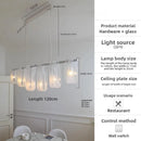French Designer Cloud Ribbon Glass Island Chandelier - Modern Luxury Pendant Lamp for Villa Dining Room - Ljojo