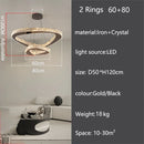 Italian Crystal Pendant Light: Full Spectrum Luxury Dining Bar Chandelier - Ljojo