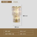 Nordic Luxury Crystal Wall Lamp Sconce Light for Living Room by Ljojo