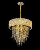 Ljojo Gold Modern Chandelier Crystal Lamp | Luxury Round LED Light Fixture