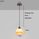 Ljojo Medieval Style Bedroom Chandelier Retro Pendant Lighting